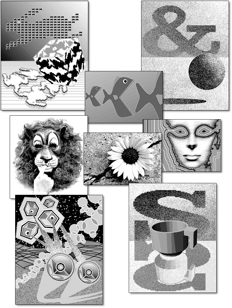 illustrations: bw samples